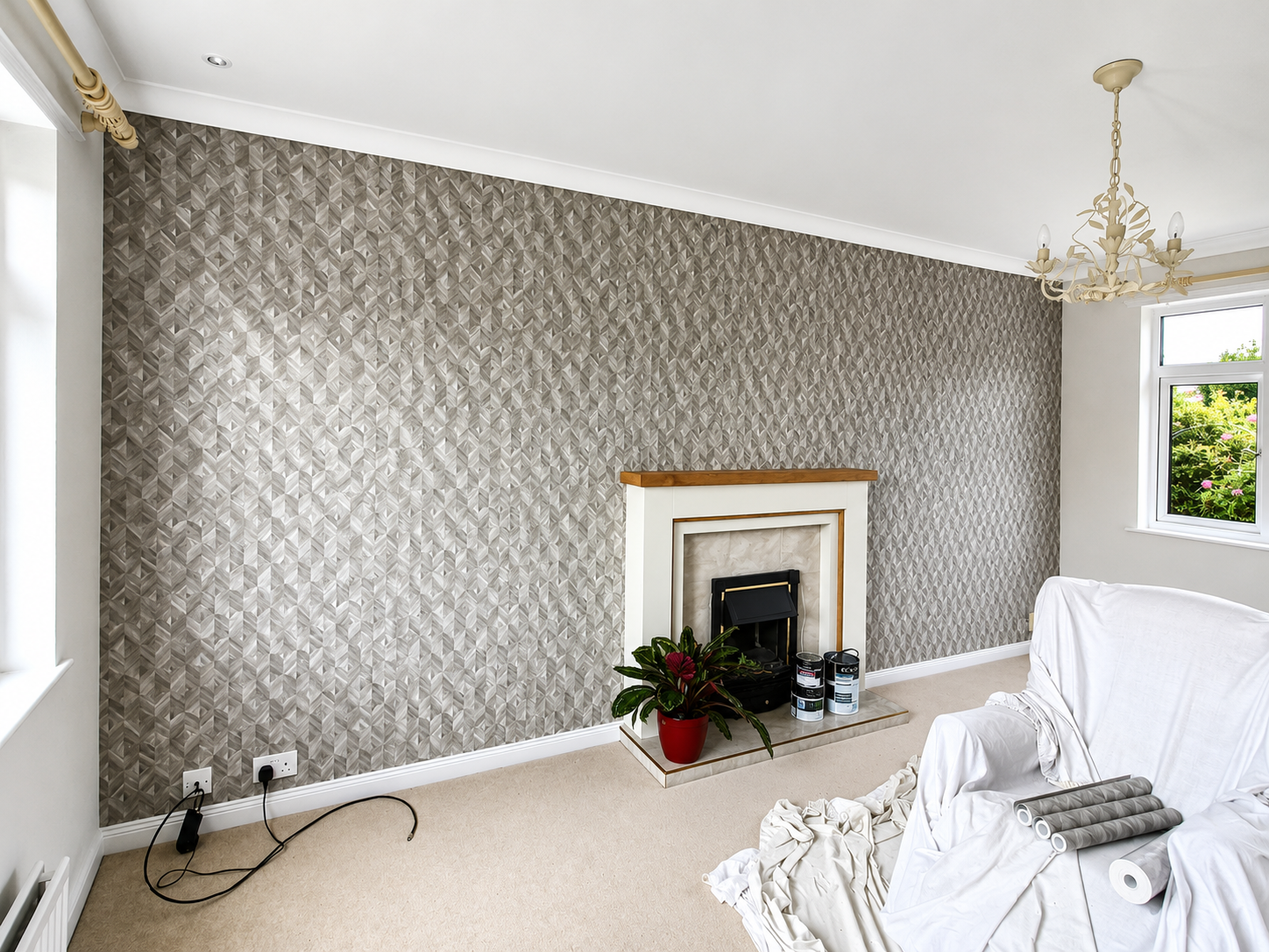 Feature wallpaper in Newtownards