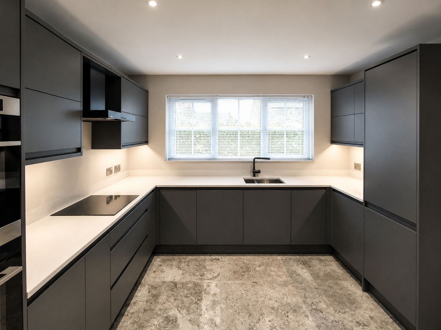 Luxury kitchen painted in Farrow & Ball colour