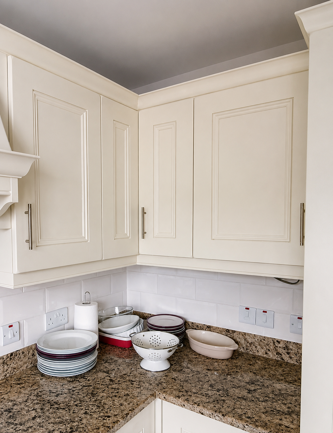 Hand painted kitchen in Bangor by James Lynn after